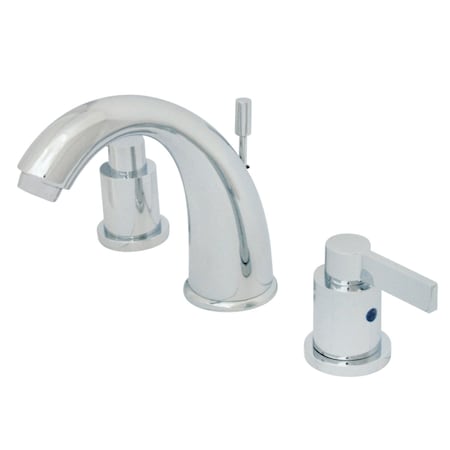 Kingston Brass KB8981NDL 8" Widespread Bathroom Faucet, Polished Chrome KB8981NDL
